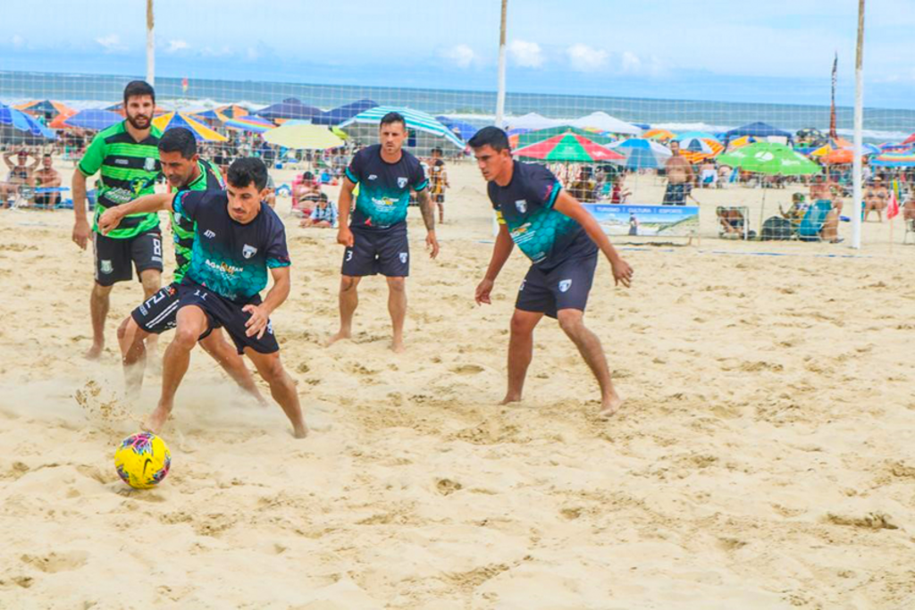 DOIS JOGOS MARCARAM A ABERTURA DO CAMPEONATO PRAIANO DE BEACH SOCCER de TORRES 2026