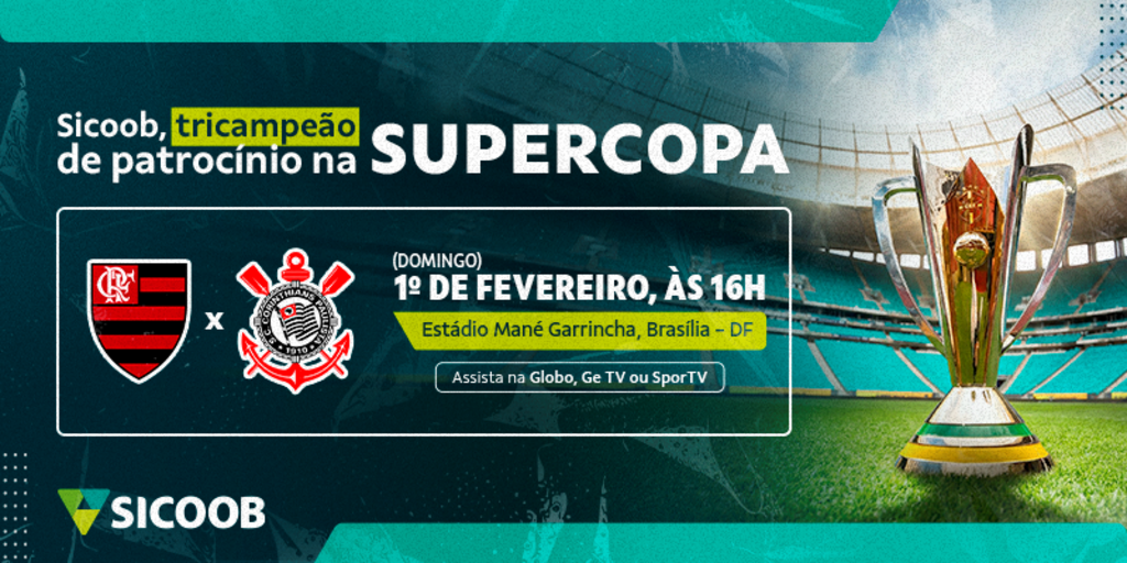 Sicoob entra em campo como patrocinador oficial da Supercopa Rei 2026