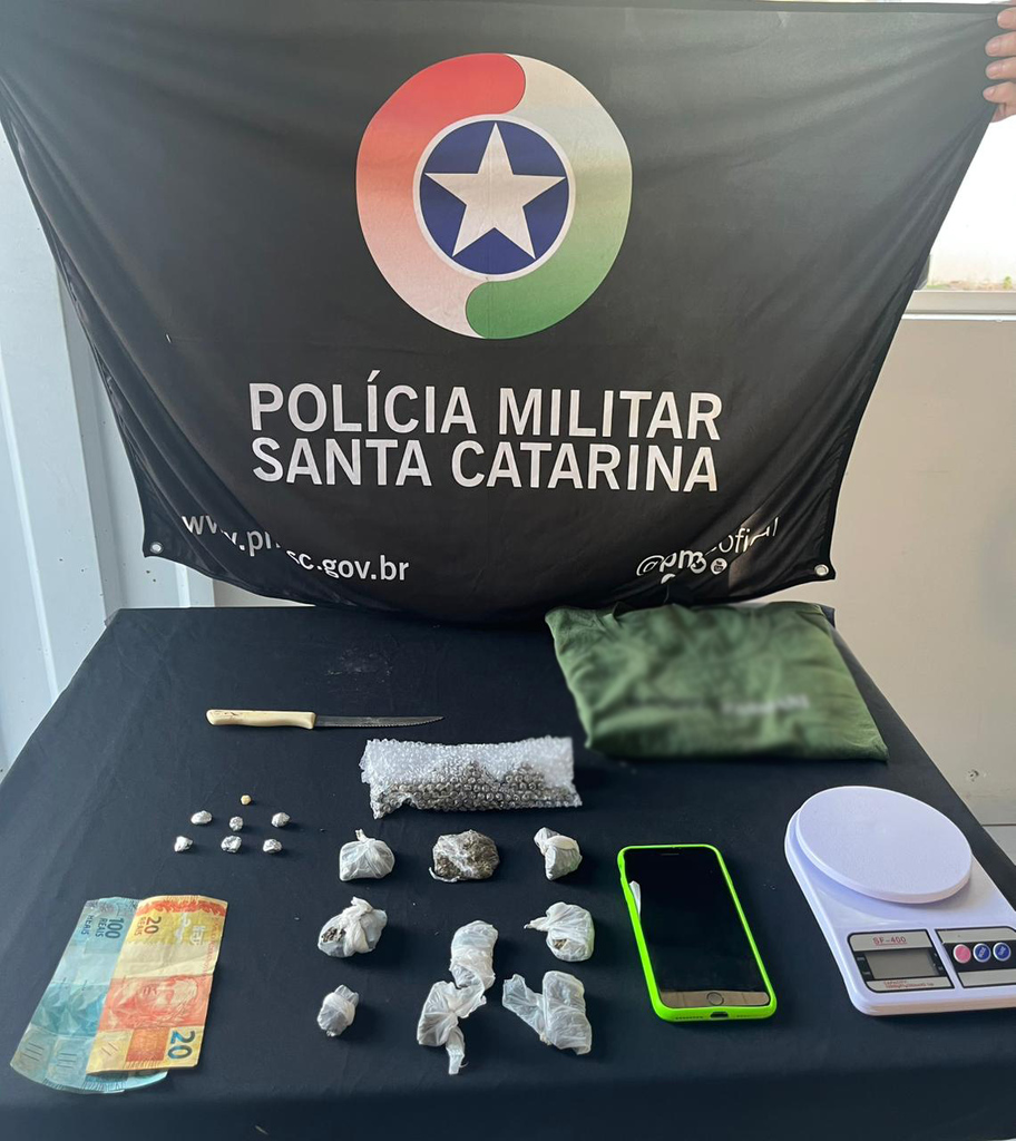 Ocorrências de tráfico de drogas são registradas no município