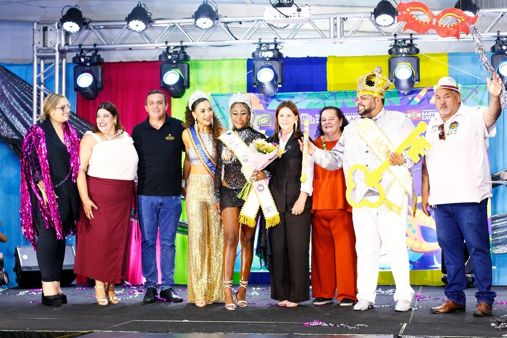Eleitos a Rainha e o Rei Momo de Lages