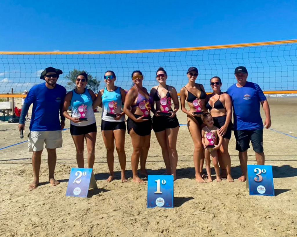 PASSO DE TORRES: COMUNIDADE DE ROSA DO MAR ABRIU O CIRCUITO MUNICIPAL DE VÔLEI DE PRAIA