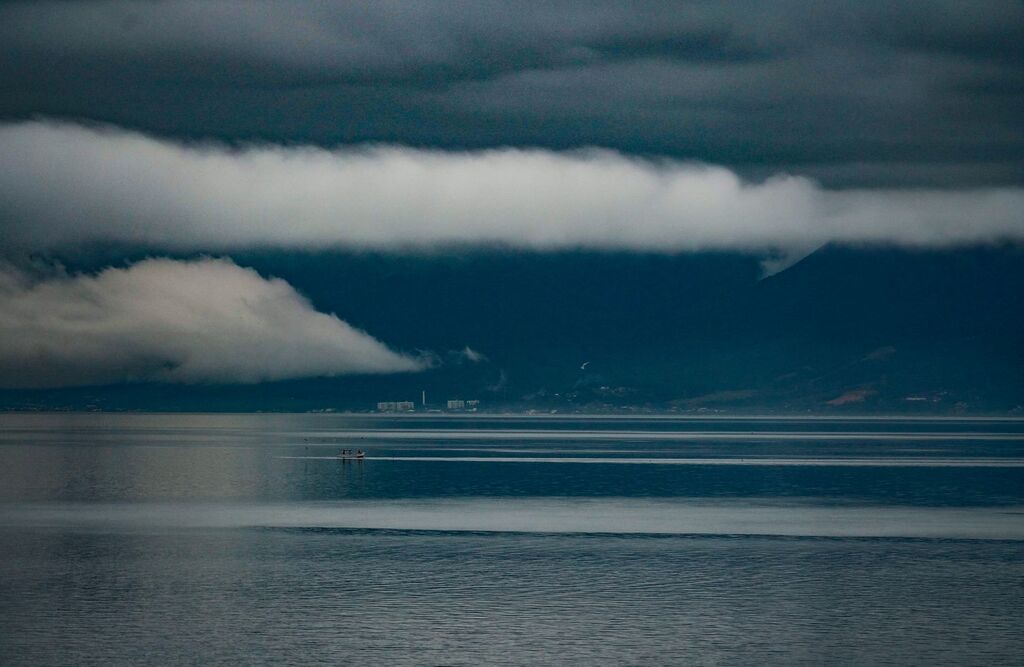 Frente fria provoca chuva, temporais e queda de temperatura em Santa Catarina neste fim de semana