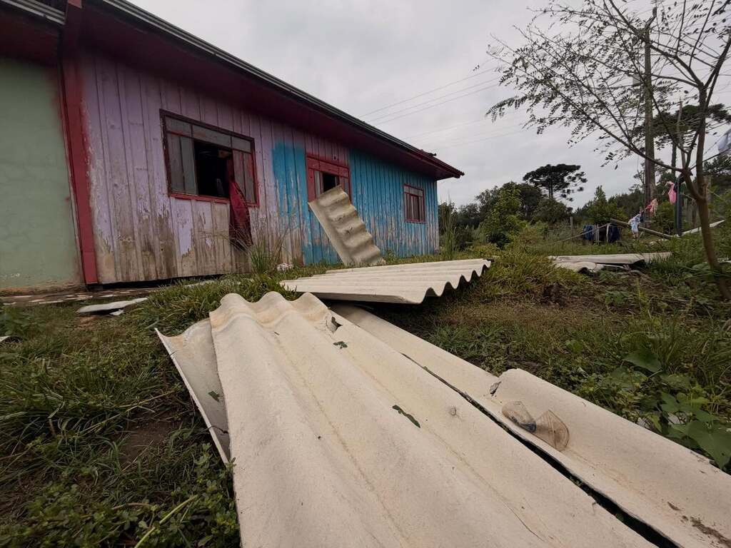 Canoinhas decreta situação de emergência local após temporal atingir comunidades do interior