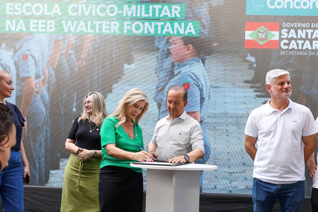 Governo de SC anuncia nova escola cívico-militar em Concórdia