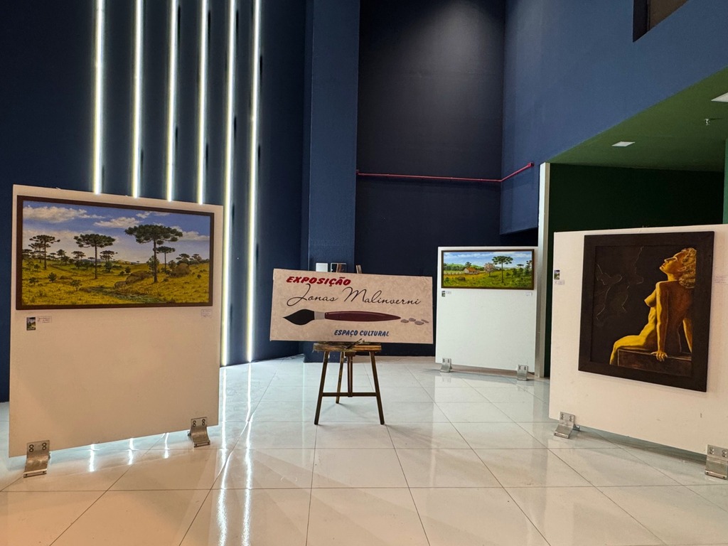 Lages Shopping Center recebe exposição de Jonas Malinverni