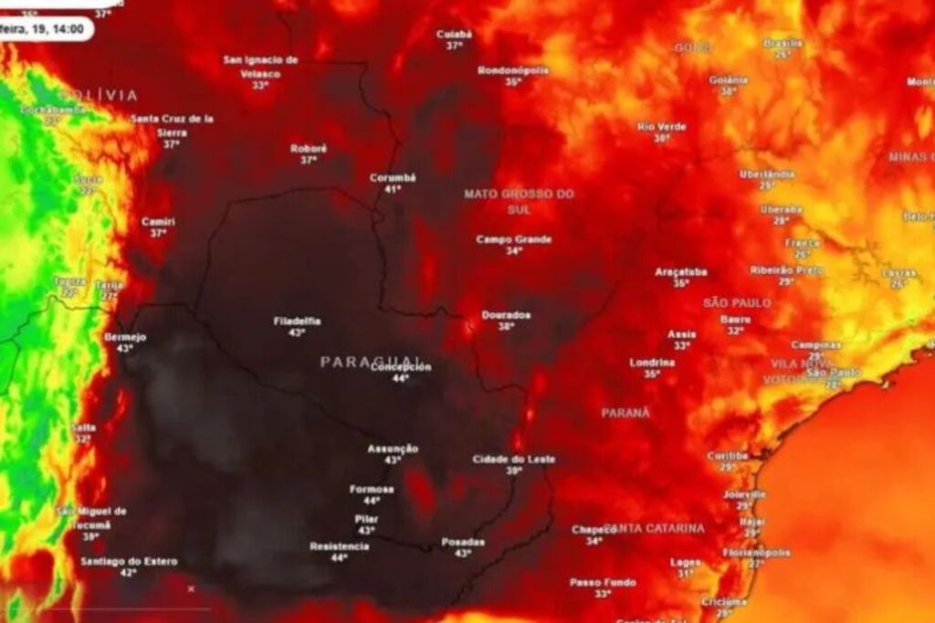 Onda de calor no Brasil atinge o ápice e desafia moradores com marcas de 40°C