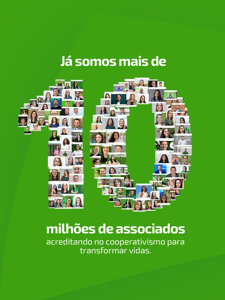 Sicredi chega a 10 milhões de associados em todo o Brasil