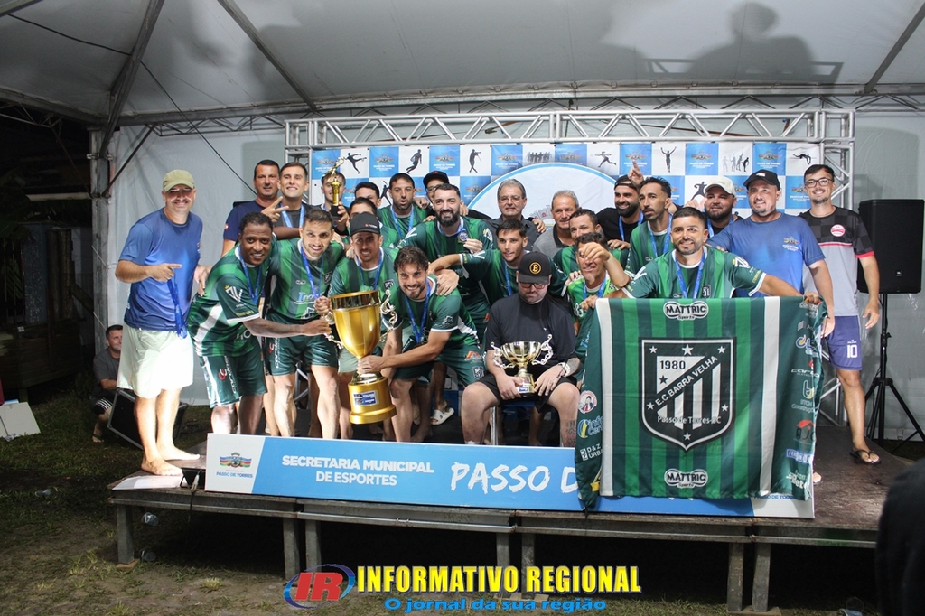 BARRA VELHA CONQUISTA O TÍTULO DO BEACH SOCCER EM PASSO DE TORRES
