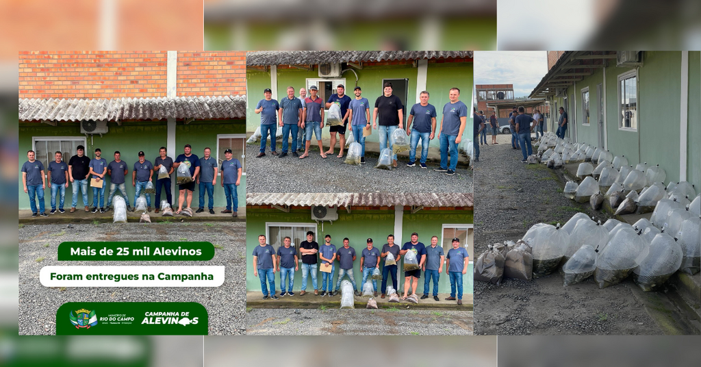 Primeira entrega de alevinos de 2026 beneficia produtores em Rio do Campo
