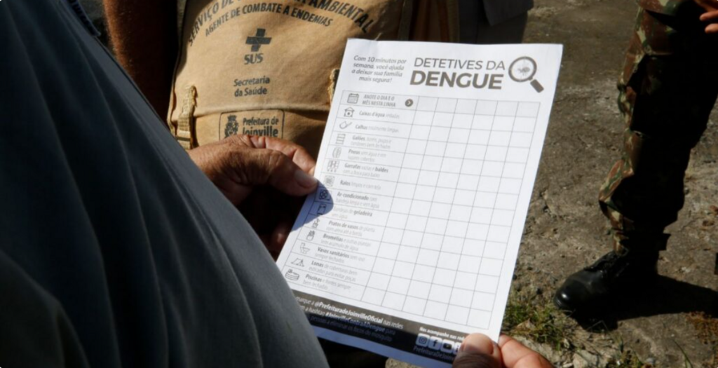 Mutirão contra dengue em Joinville começa nesta sexta