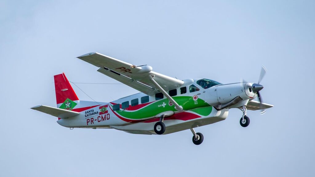 Base aeromédica de Joaçaba consolida atuação regional com mil horas de voo