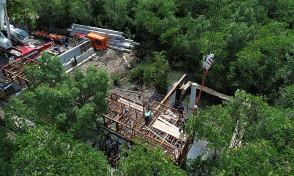 Ponte Anêmonas avança em Joinville com tecnologia inédita para obras em manguezal