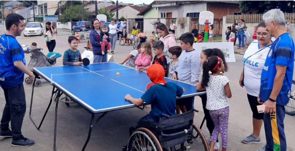Dia do Lazer e Giro Paradesportivo levam esporte, inclusão e diversão ao bairro São Marcos