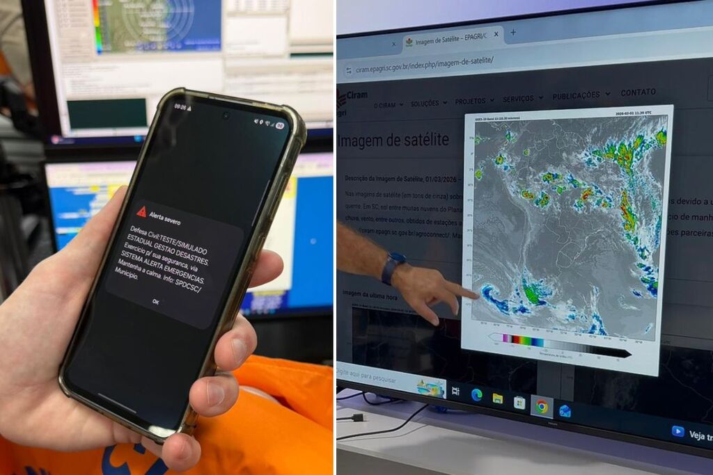 Alerta emergencial disparado em toda SC: entenda o que aconteceu