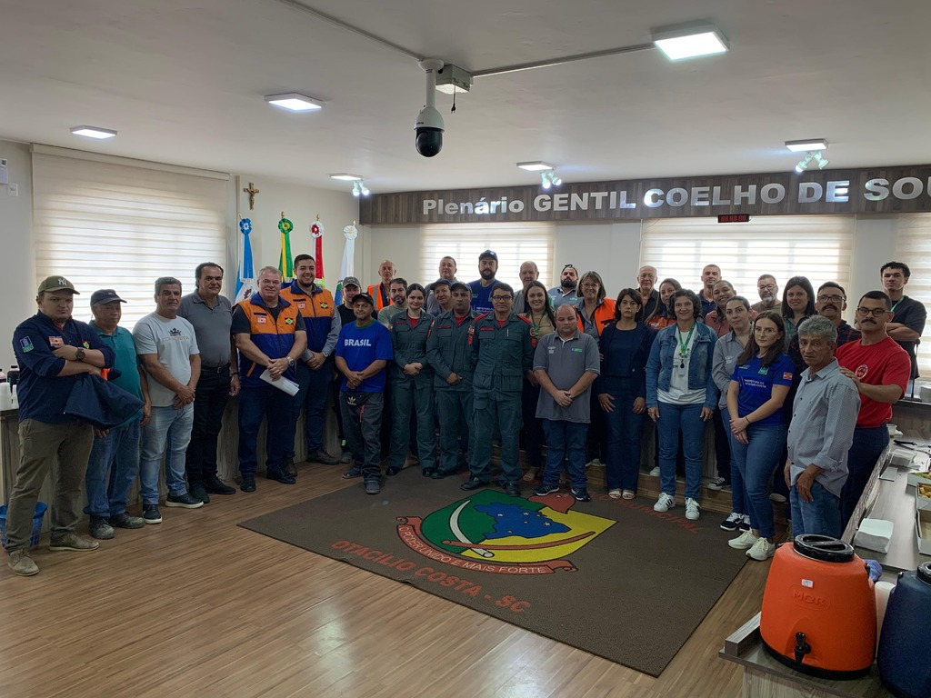 Simulado de Gestão de Desastres foi realizado em Otacílio Costa