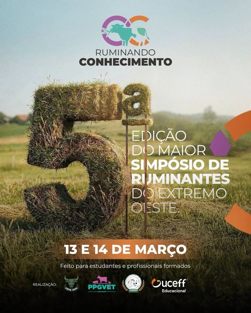 5º Ruminando Conhecimento é promovido pelo curso de Medicina Veterinária da UCEFF Itapiranga
