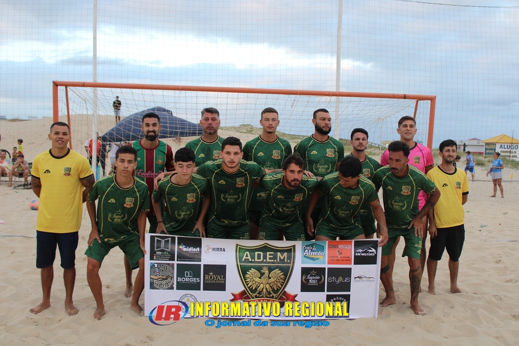ADEM VENCE O GUARITA NA FINAL DO LIVRE E CONQUISTA O CAMPEONATO DE BEACH SOCCER TORRES/2026