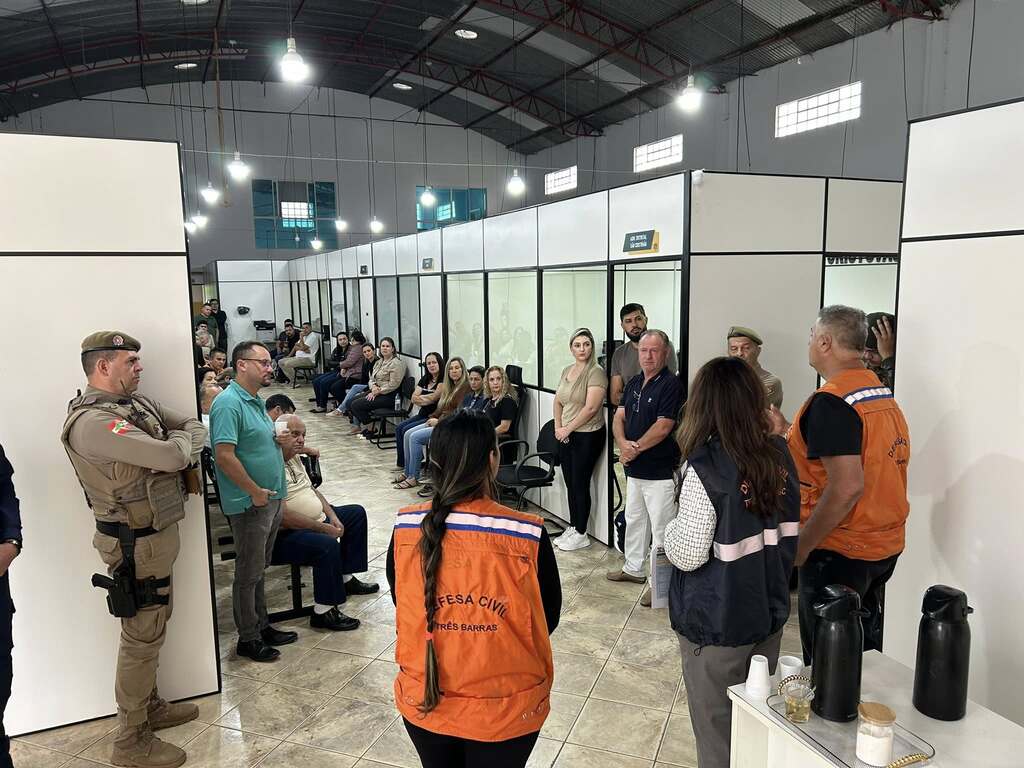 Três Barras participou do 2º Simulado de Gestão de Desastres