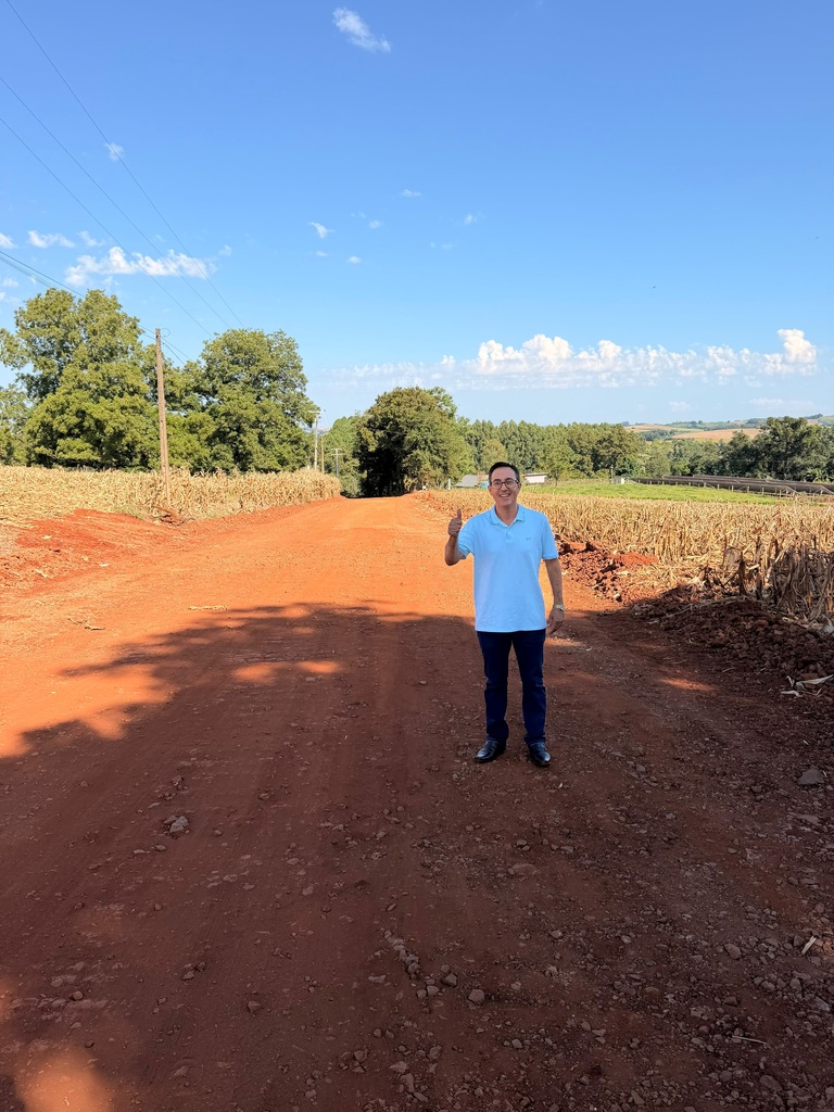 Linha Castelo Branco terá mais 440 metros de pavimentação asfáltica em Serra Alta