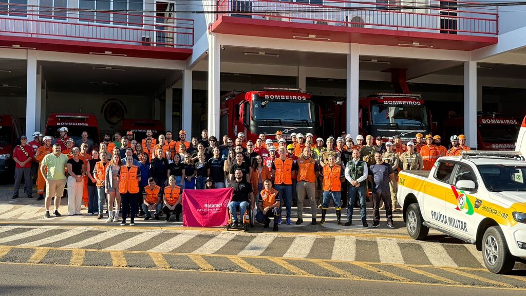 Simulado Geral de Desastres mobiliza Defesa Civil de Concórdia