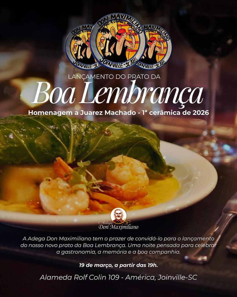 Juarez Machado inspira prato especial em celebração aos 25 anos do Don Maximiliano