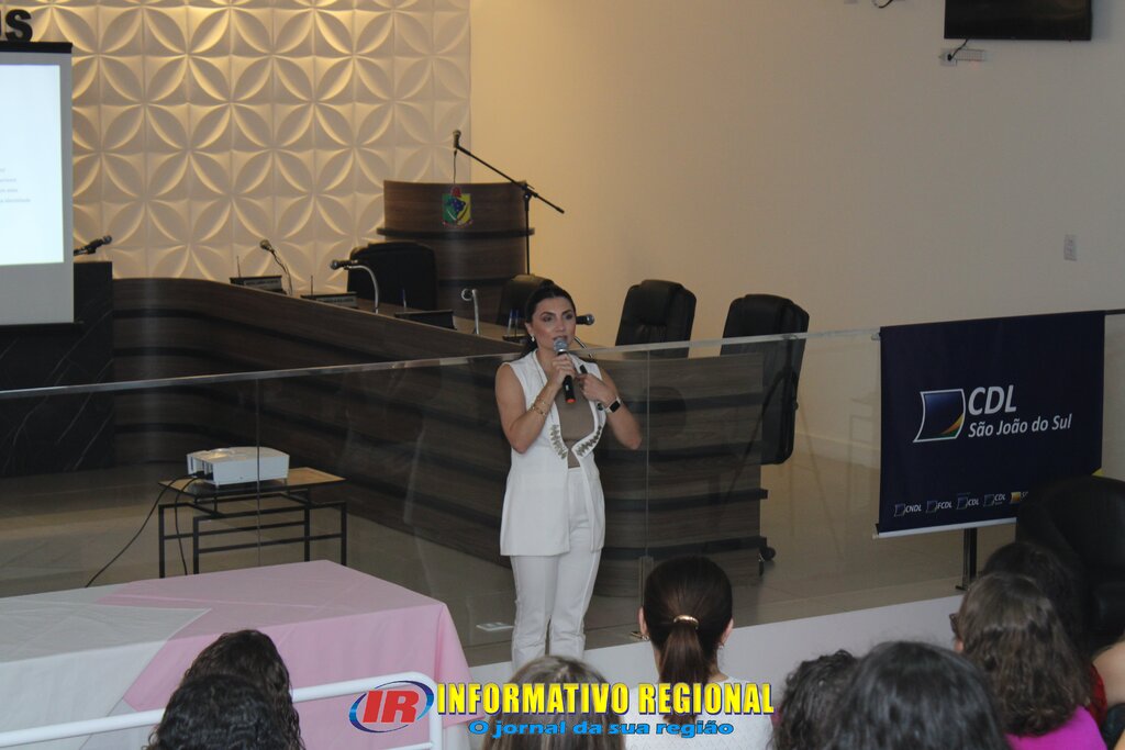 CDL DE SÃO JOÃO DO SUL REALIZA A 1ª RODA DE PALESTRAS 