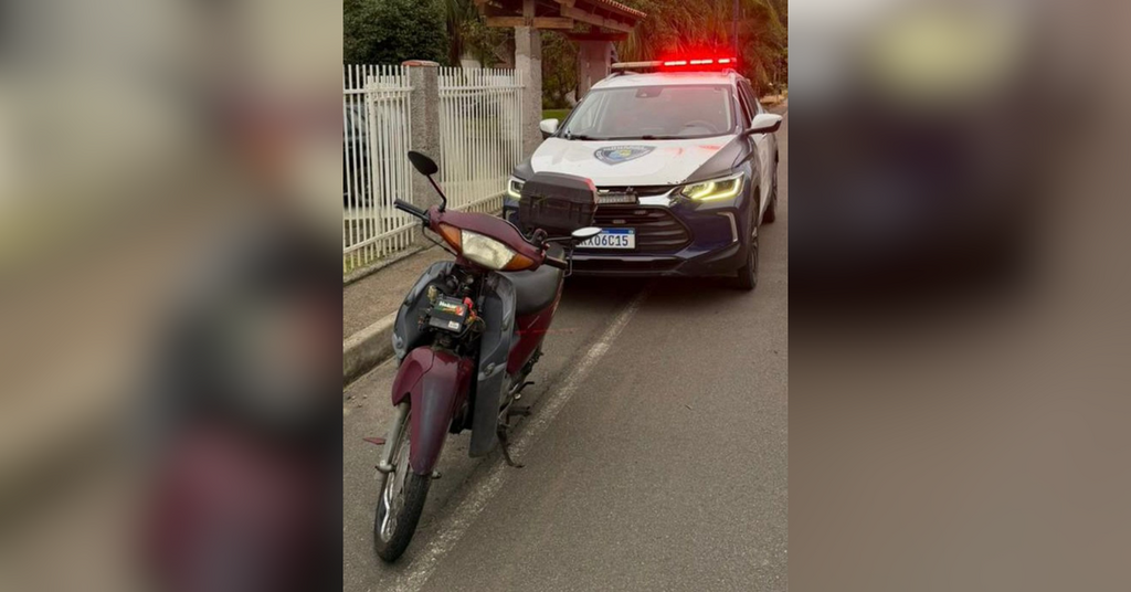 Motoneta é recuperada minutos após a comunicação de furto em Rio do Sul
