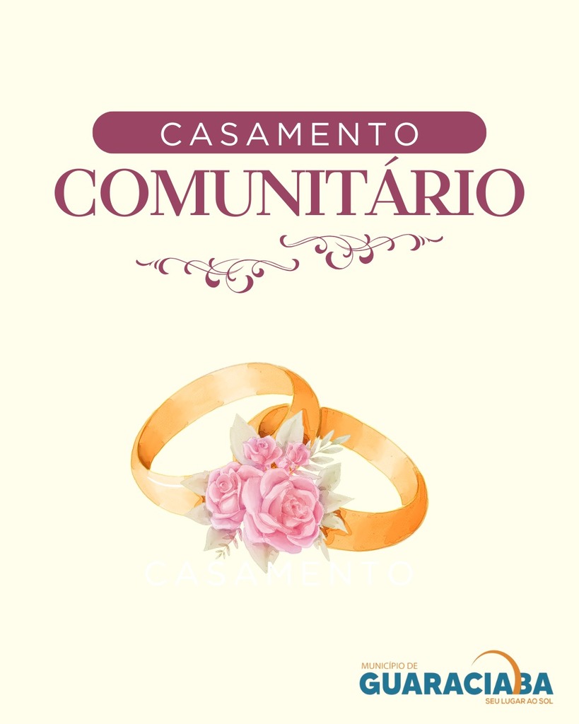 Edição do Casamento Comunitário de Guaraciaba contará com 23 casais