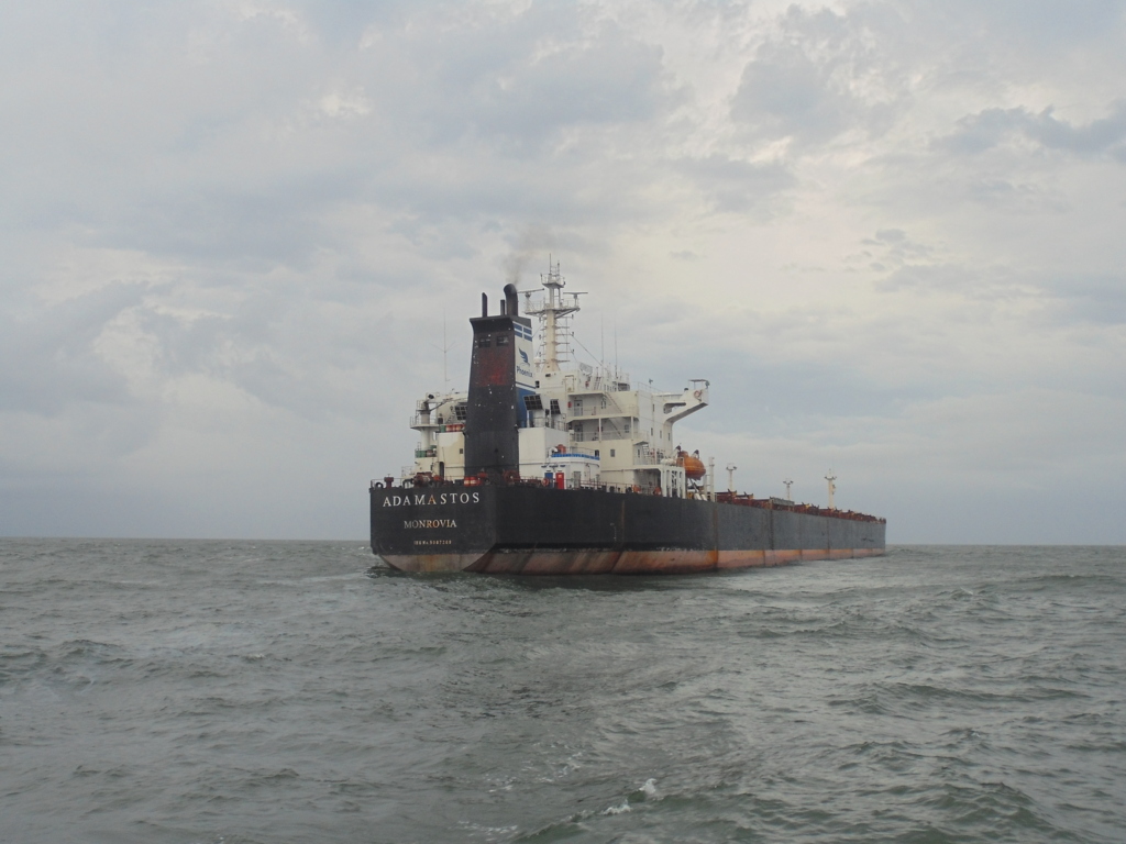 Ancorado próximo à costa rio-grandina, navio Adamastos ainda não tem situação definida