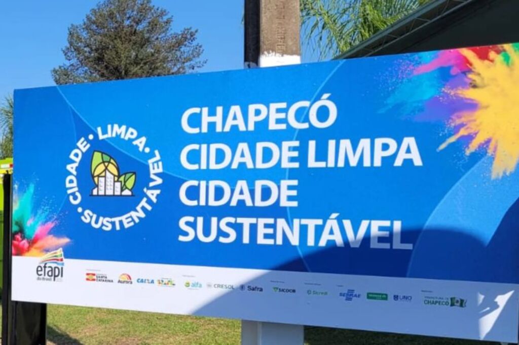 Chapecó promove nova edição do Drive Thru Sustentável na Praça Coronel Bertaso