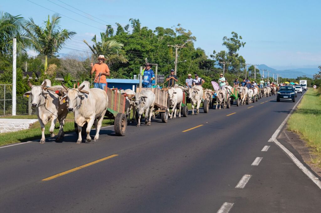 2ª CARRETEADA SERRA E MAR REÚNE MAIS DE 150 CARROS DE BOI EM PASSO DE TORRES