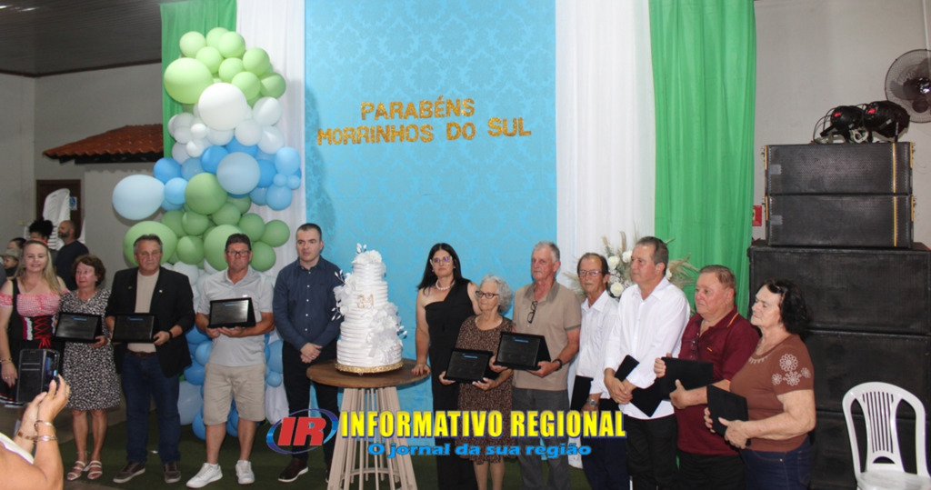 MORRINHOS DO SUL COMEMORA ANIVERSÁRIO DE 34 ANOS COM FESTA E HOMENAGENS