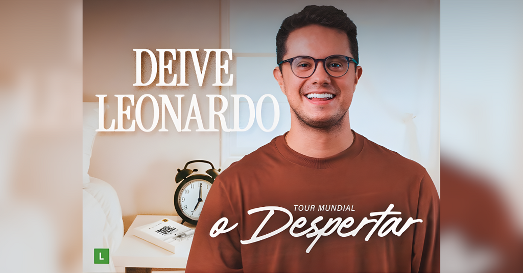 Fenômeno digital: Evangelista Deive Leonardo traz a turnê 