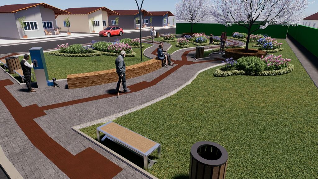 Recursos e projeto feito pela equipe de engenharia do deputado Marcius Machado garantem o reinício das obras da Praça do Osvaldo Sardá