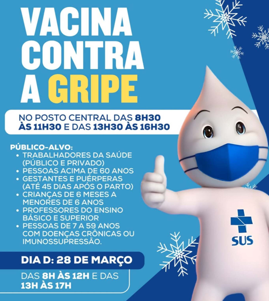 VACINAÇÃO CONTRA A GRIPE EM PASSO DE TORRES