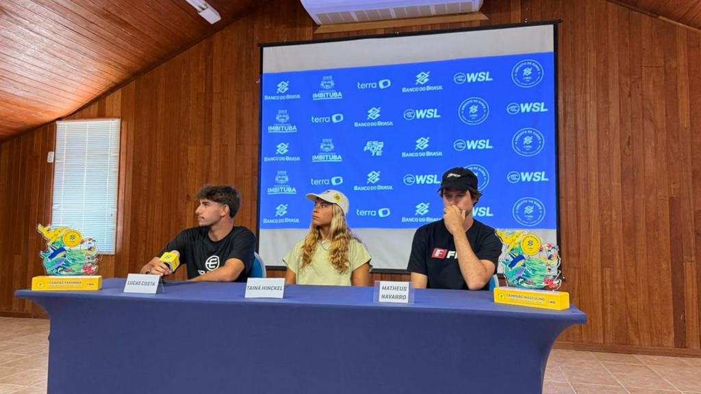 Coletiva marca início da contagem regressiva para etapa internacional de surfe em Imbituba