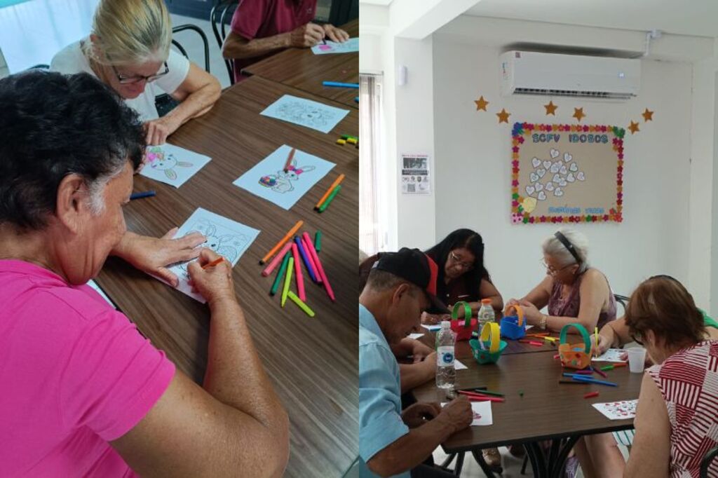 CRAS Seminário Chapecó realiza programação especial de Páscoa para idosos