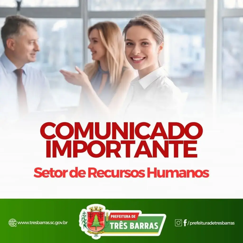 Prefeitura de Três Barras convoca candidatos aprovados no Processo Seletivo nº 03/2025