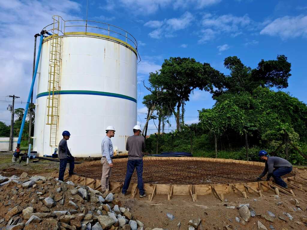 Começa obra de reservatório que vai levar mais segurança hídrica a praia do Ervino em São Francisco do Sul
