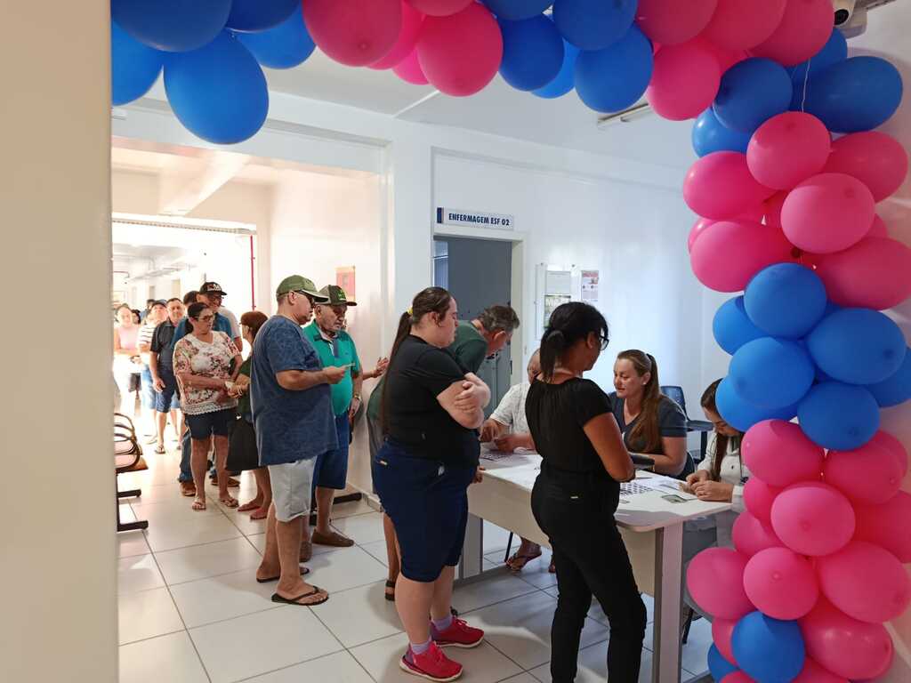 Município registra 452 vacinas aplicadas e 122 exames preventivos realizados