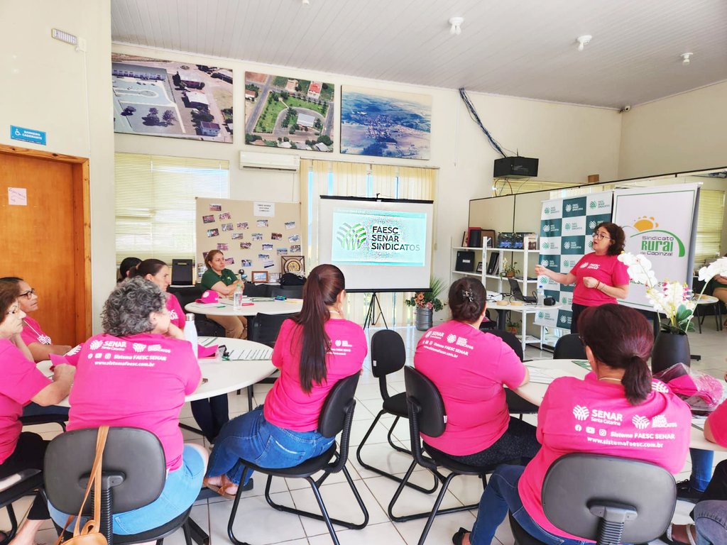 Curso do SENAR sobre Inteligência Emocional reúne mulheres na Casa da Cultura em Zortéa