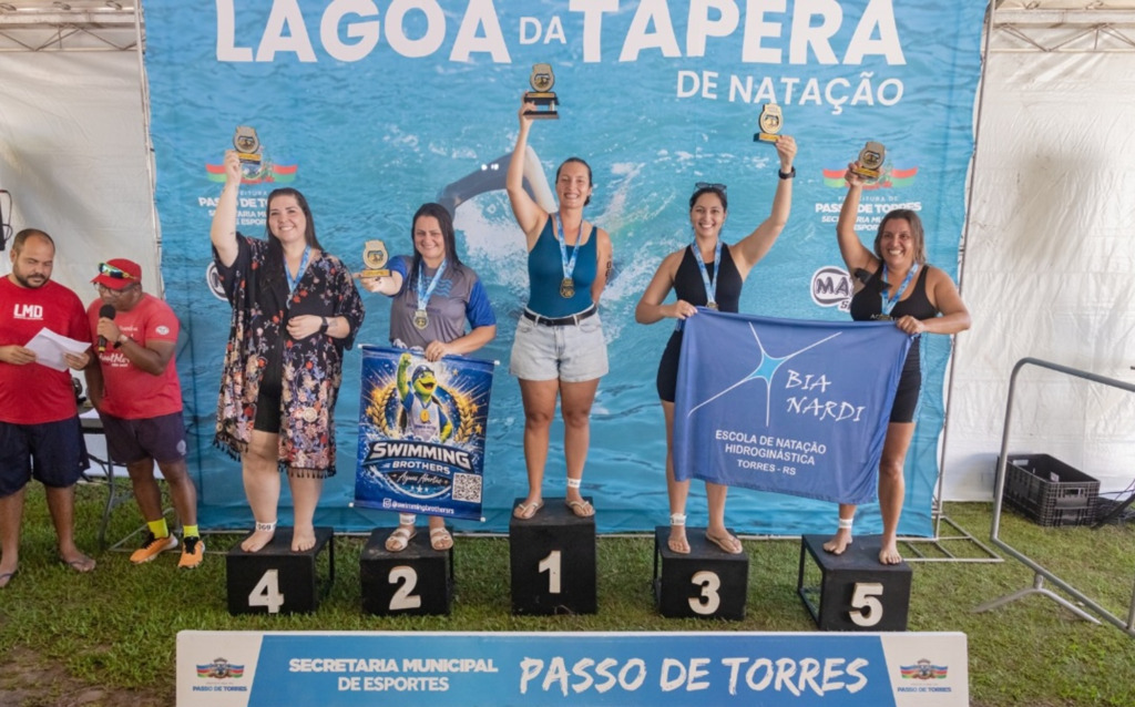 PASSO DE TORRES REALIZA DESAFIO DA LAGOA DA TAPERA DE NATAÇÃO
