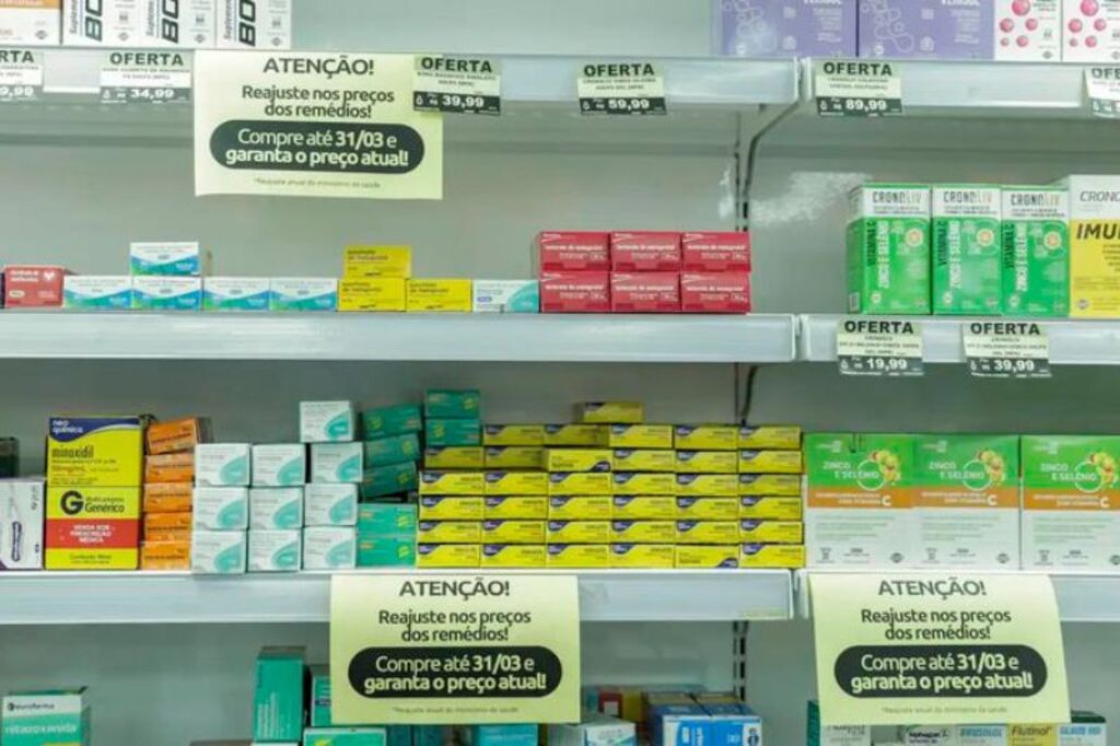Definido por lei, reajuste médio de até 2,47% no preço dos medicamentos em 2026