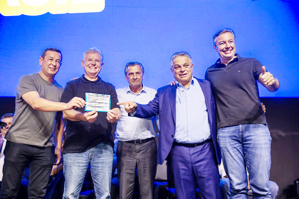 Berlanda deixa o PL e se filia ao PSD em ato com João Rodrigues em Chapecó