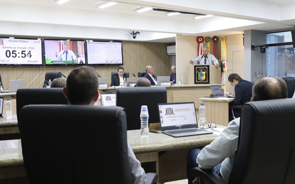 Resumo da 16ª Sessão Ordinária da 2ª Sessão Legislativa da 20ª Legislatura da Câmara de Criciúma