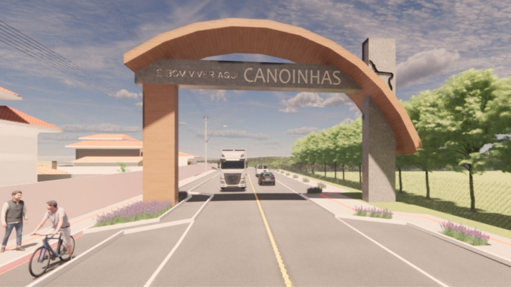 Prefeita Juliana anuncia construção de novos portais turísticos em Canoinhas