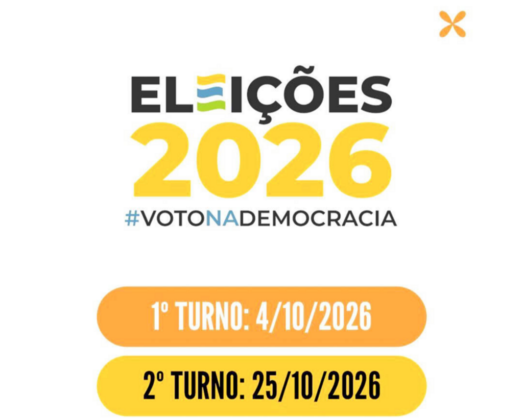 1º TURNO DAS ELEIÇÕES ACONTECE EM 04 DE OUTUBRO