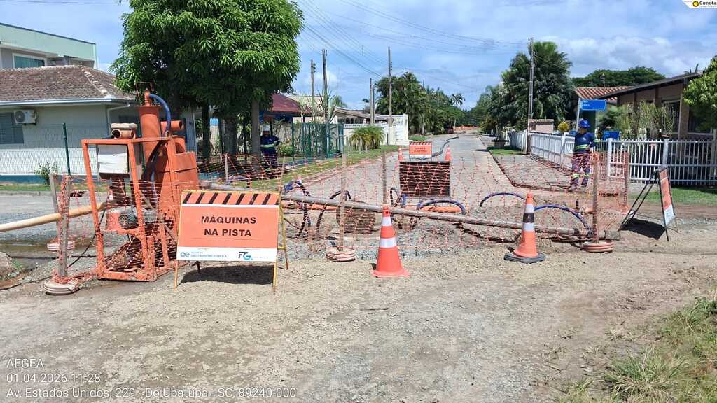 Ampliação da rede de esgoto reforça investimento em saúde pública e preservação ambiental em São Francisco do Sul