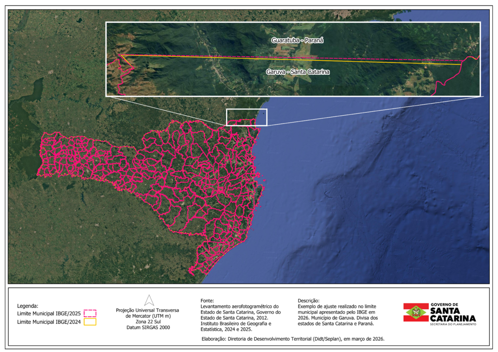 Mapas de 18 cidades catarinenses passam por revisão e ganham contornos mais precisos