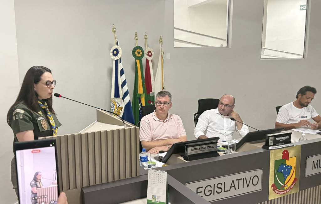 Poder Legislativo concede moção de aplauso ao Grupo Escoteiro Trem do Vale de Capinzal e Ouro